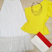 Saia longa de tule Saia longa de tule