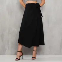 Saia Longa Envelope Transpassada Festa Verão Ou Inverno