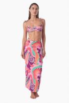 Saia longa estampa la playa Saia longa estampa la playa