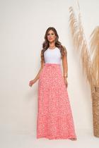 Saia Longa Feminina 3 Marias Moda Blogueira Plus Size