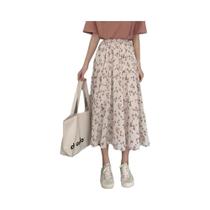Saia Longa Feminina Floral Estilo Fada Fina E Elegante Super Fresca Para Loja De Departamentos
