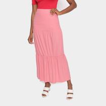 Saia Longa Modaloka Babado Feminina Saia Longa Modaloka Babado Feminina