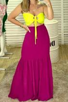 Saia longa pink