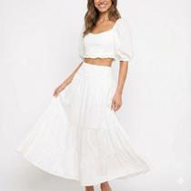 Saia longa Três Marias Elegante para Noites de Gala Casamento Civil Saia longa Três Marias Elegante para Noites de Gala Casamento Civil