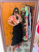 Saia Maria com babado Saia Maria com babado