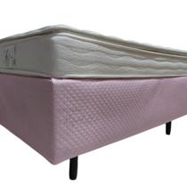 Saia Matelada Solteiro Box com Elástico Micropercal Cama Baú