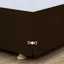 Saia Matelada Solteiro com Pingente Para Cama Box