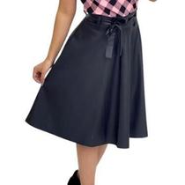 Saia material sintético Evangélica Midi Rodada