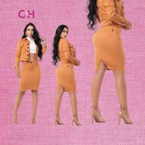 Saia Mid Evangélica Set For Jeans Linda Secretária