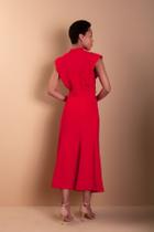 Saia Midi Alexa - Vermelho Saia Midi Alexa - Vermelho