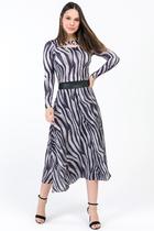 Saia Midi Animal Print -P