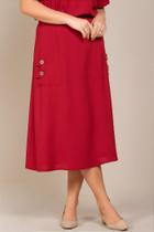 Saia Midi Capim Rosa - Elegância e Conforto para Todas as Ocasiões Saia Midi Capim Rosa - Elegância e Conforto para Todas as Ocasiões