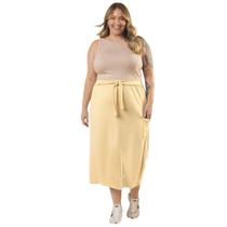 Saia Midi Comfy Elegancia com Looks Despojados e Modernos Saia Midi Comfy Elegancia com Looks Despojados e Modernos