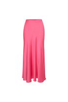 Saia Midi de Cetim Evasê Lanvin - Pink