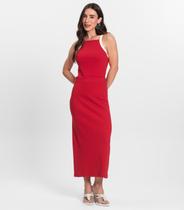 Saia Midi De Ribana Feminina Endless Vermelho