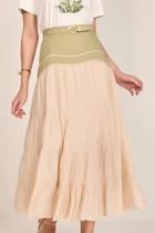 Saia midi em marias evase fascinius