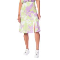 Saia Midi Feminina Averzzy Estampada Verde