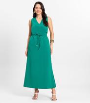 Saia Midi Feminina em Twill Cey Rovitex Verde Saia Midi Feminina em Twill Cey Rovitex Verde