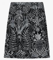 Saia Midi Feminina Plus Size Secret Glam Preto Saia Midi Feminina Plus Size Secret Glam Preto