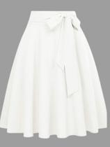 Saia Midi Gode Envelope Moda Evangélica