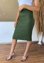 Saia Midi Lápis Tubinho Evangelica tamanho grande Pluz Size ate o 54