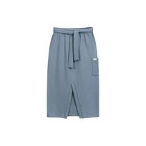 Saia Midi Moletinho Eco Linho Marialicia Ref. 183829