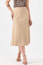 Saia Midi PKS Linho Bege