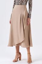 Saia Midi PKS Pareô Bege Saia Midi PKS Pareô Bege