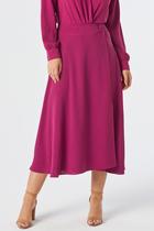 Saia Midi PKS Transpassada Rosa Pink Saia Midi PKS Transpassada Rosa Pink