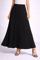 Saia Midi Plissada Feminina Cintura Alta Elegante Cor:PretaTamanho:38 Saia Midi Plissada Feminina Cintura Alta Elegante Cor:PretaTamanho:38