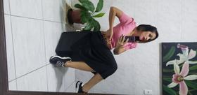 Saia Midi plissada Saia Midi plissada