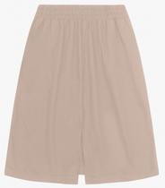 Saia Midi Plus Size Secret Glam Marrom