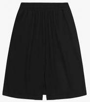 Saia Midi Plus Size Secret Glam Preto Saia Midi Plus Size Secret Glam Preto