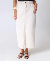 Saia Midi Sarja Feminina Fenda Marisa-33020