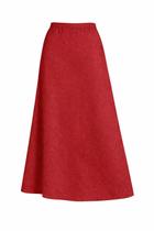 Saia Midi Stella Elegante com Caimento Leve Cor:CerejaTamanho:38 Saia Midi Stella Elegante com Caimento Leve Cor:CerejaTamanho:38