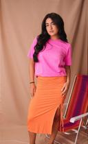 Saia Midi Summer - Conforto e Estilo para Primavera/Verão