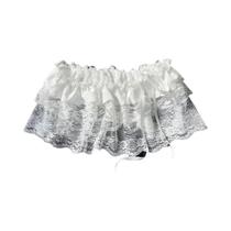 Saia Mini A-Line Com Renda Branca, Saia De Gaze Em Camadas Estilo Coreano, Saia Curta Y2K Para Saia Mini A-Line Com Renda Branca, Saia De Gaze Em Camadas Estilo Coreano, Saia Curta Y2K Para