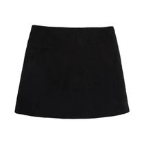 Saia Mini A-Line De Cintura Alta Com Zíper Lateral Para Mulheres, Estilo Vintage Chic Willshela