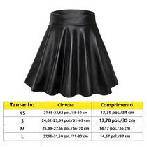 Saia Mini De material sintético De Cintura Alta Para Mulheres, Versátil, Elástica, Estilo Skater, Para Saia Mini De material sintético De Cintura Alta Para Mulheres, Versátil, Elástica, Estilo Skater, Para