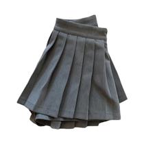 Saia Mini Plissada Branca De Cintura Alta Para Mulheres Estilo Coreano De Verão Saia De Dança ZOKI