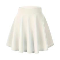 Saia Mini Plissada Preta De Cintura Alta Para Mulheres, Verão, Com Zíper, Estilo JK, Saia Em a Para