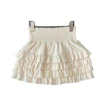 Saia Mini Preta De Cintura Alta Com Babados Para Mulheres, Estilo Kawaii, Renda, a Linha, Moda