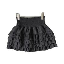 Saia Mini Preta De Cintura Alta Com Babados Para Mulheres, Estilo Kawaii, Renda, Corte Em A, Moda Saia Mini Preta De Cintura Alta Com Babados Para Mulheres, Estilo Kawaii, Renda, Corte Em A, Moda