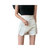 Saia Mini Preta De Cintura Alta Em a Para Mulheres, Verão, Escritório, Saia Curta Com Pernas Largas Saia Mini Preta De Cintura Alta Em a Para Mulheres, Verão, Escritório, Saia Curta Com Pernas Largas