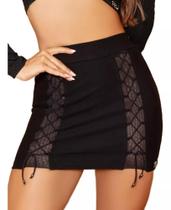 Saia Modeladora Preta Amarração Pit Bull Jeans 67009