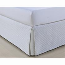 Saia P/ Cama Box - Solteiro - Atenas - Branco - Niazitex