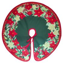 Saia Para Árvore de Natal 60cm Estampadas Bicos de Papagaio Saia Para Árvore de Natal 60cm Estampadas Bicos de Papagaio