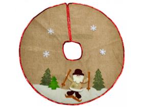 Saia para Árvore de Natal Decorada Papai Noel 60cm - Rio Master - Master Christmas