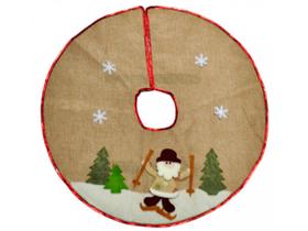 Saia para Árvore de Natal Decorada Papai Noel 60cm - Rio Master - Riomaster