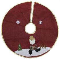 Saia Para Árvore de Natal Temática Papai Noel 60cm Saia Para Árvore de Natal Temática Papai Noel 60cm